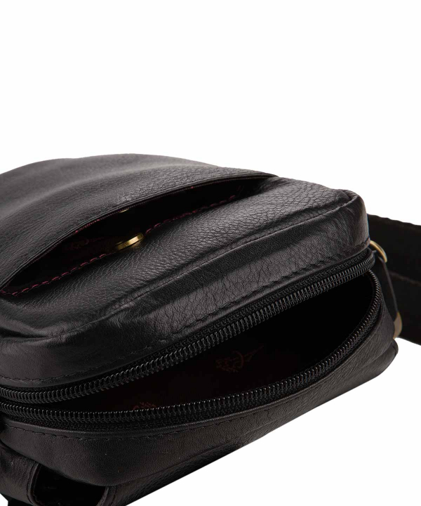 کیف دوشی مردانه مارال چرم Maral Leather مدل آترین