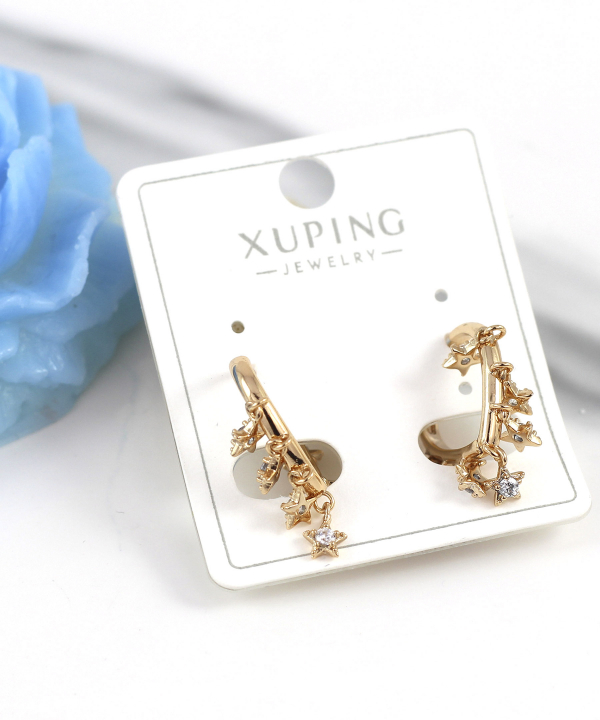 گوشواره زنانه ژوپینگ Xuping مدل ستاره کد AAC-884