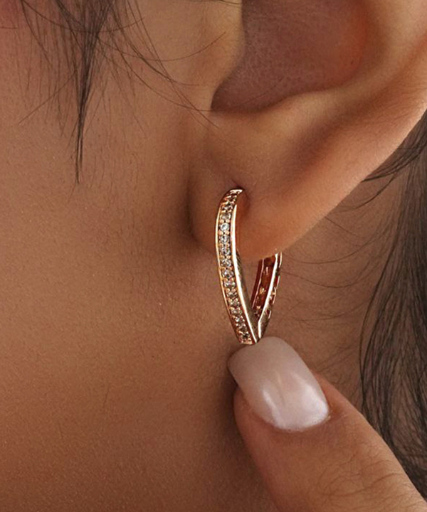 گوشواره زنانه ژوپینگ Xuping مدل قلب کد AAC-882