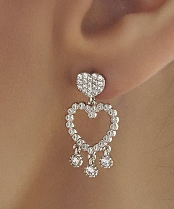 گوشواره زنانه ژوپینگ Xuping مدل قلب کد AAC-879