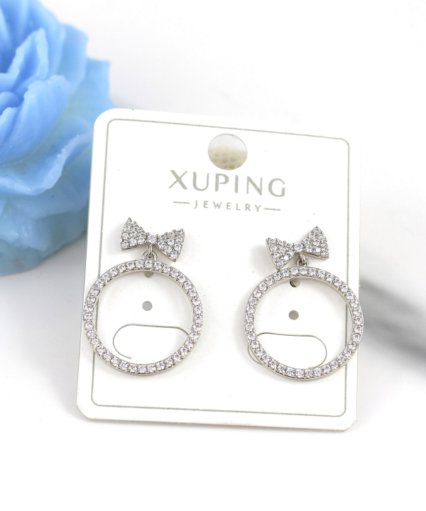 گوشواره زنانه ژوپینگ Xuping مدل پاپیون کد AAC-874