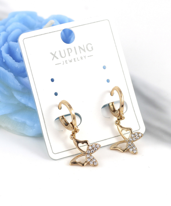 گوشواره زنانه ژوپینگ Xuping مدل پروانه کد AAC-873