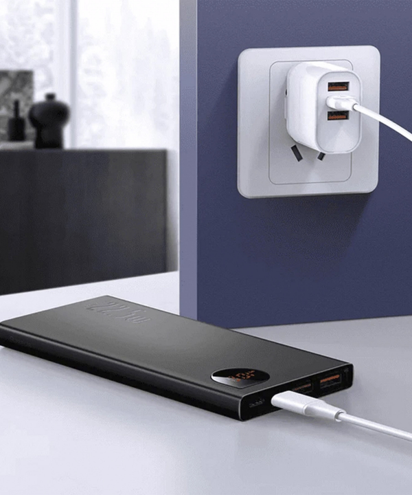 پاور بانک شارژ سریع بیسوس Baseus Adaman Metal Digital Display 10000mAh