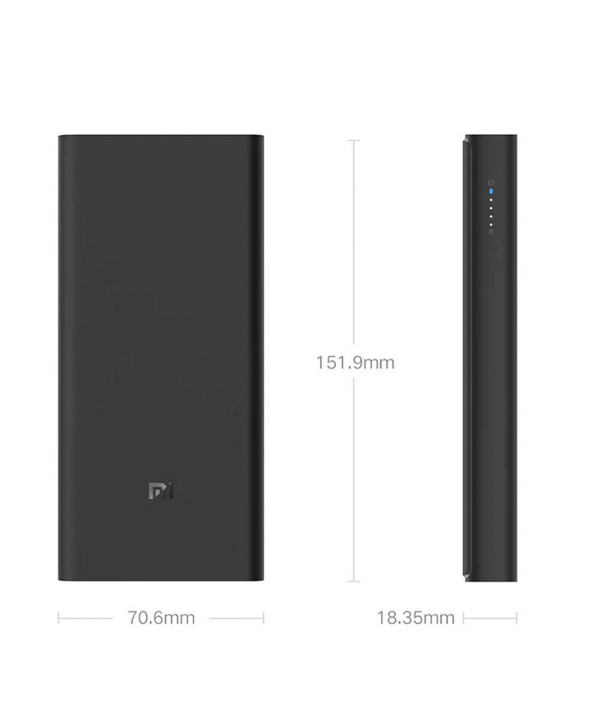 پاوربانک وایرلس شیائومی 10000میلی آمپر مدلWPB25ZM 30W
