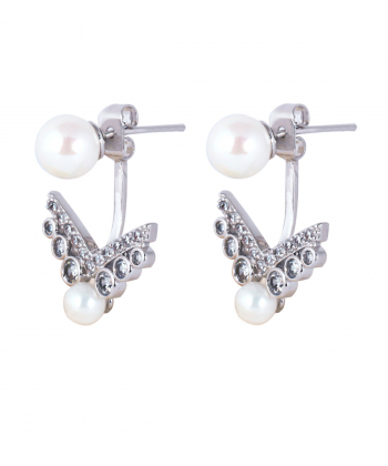 گوشواره میخی نگین دار کامیلا کنتی Camilla Conti