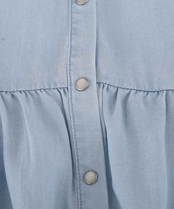 پیراهن زنانه آبی، طرح جین