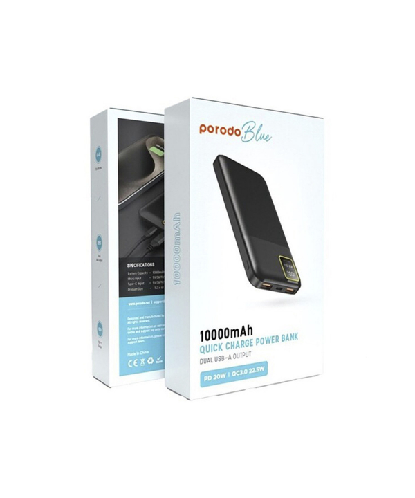 پاوربانک 20000 پرودو مدل BLUE 22W