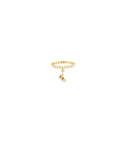 انگشتر گوارسه با آویز ژوبین کوچک اریب درریس Doris کد P4786