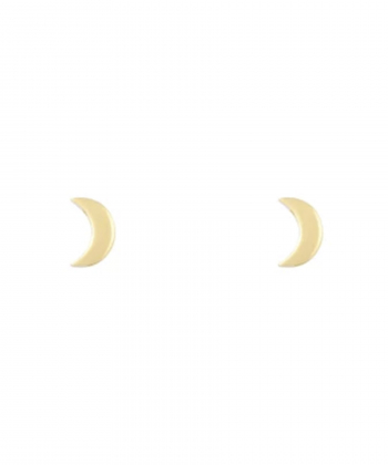 گوشواره میخی هلال ماه سه بعدی درریس Doris کد P4989