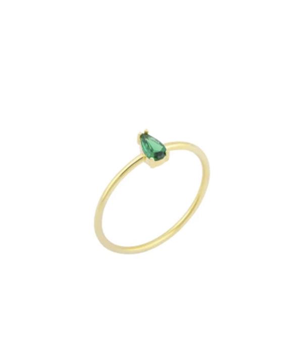 انگشتر تک نگین آفرینش درریس Doris کد P4993