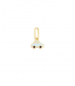 آویز تک ماشین مک کویین با میناکاری آبی کمرنگ کوچک درریس Doris کد P5321