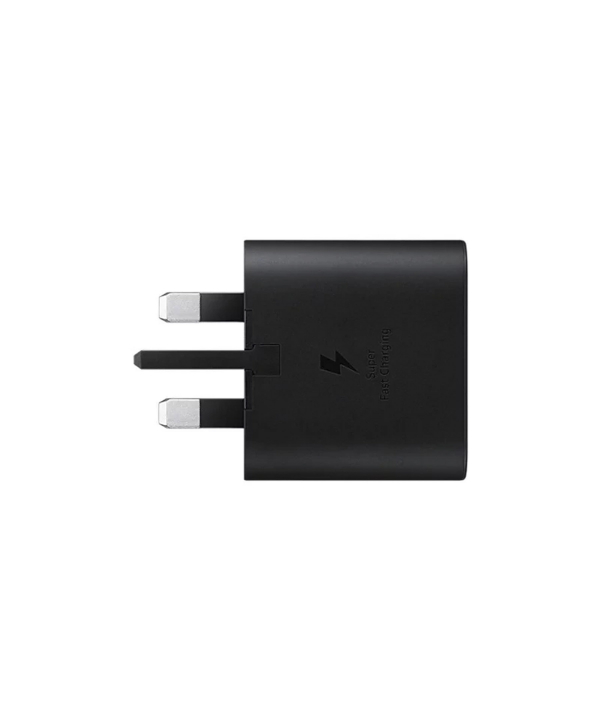 شارژر دیواری سامسونگ 25 وات مدل EP-TA800 به همراه تبدیل 3 به 2 آیبک مدل A10-1 چراغدار