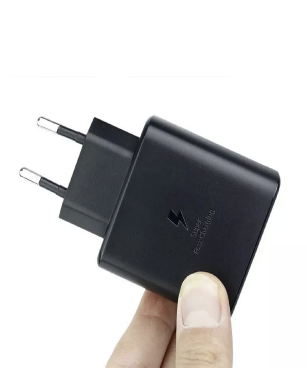 شارژر دیواری سامسونگ 45 وات مدل EP-TA845 سه شاخه اروپا به همراه کابل دو سر تایپ سی - ویتنام