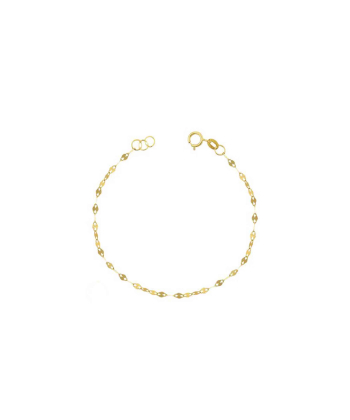 دستبند پولکی خیلی ظریف میو گلد Mio Gold کد BR745