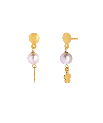 گوشواره مرواریدی گل کیا گالری Kia Gallery کد ET067