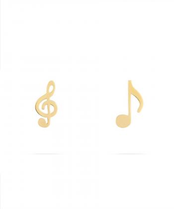 گوشواره میخی نت موسیقی درریس Doris کد P5151