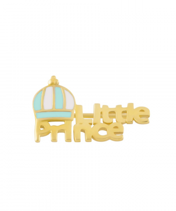 سنجاق little prince با میناکاری آبی آکوا درریس Doris کد P5144