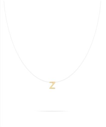 گردنبند نخ نامرئی حرف Z درریس Doris کد P5137