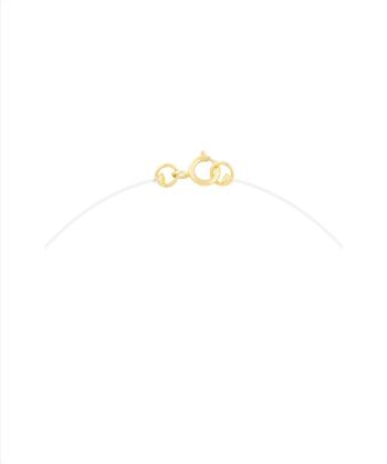 گردنبند نخ نامرئی حرف Z درریس Doris کد P5137