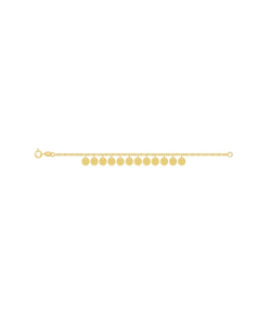 دستبند کارتیه پولکی میو گلد Mio Gold کد BR469