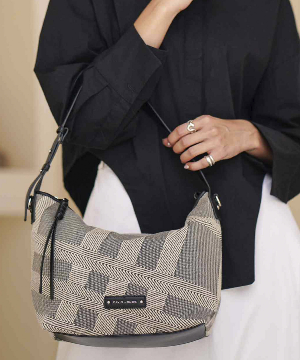 کیف دوشی زنانه دیوید جونز David Jones مدل 6734-1A