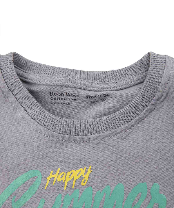 ست تیشرت و شلوارک پسرانه هپی لند Happy Land