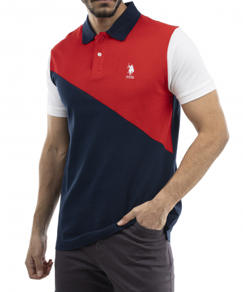 پولوشرت مردانه یو اس پولو US Polo کد 3137F1