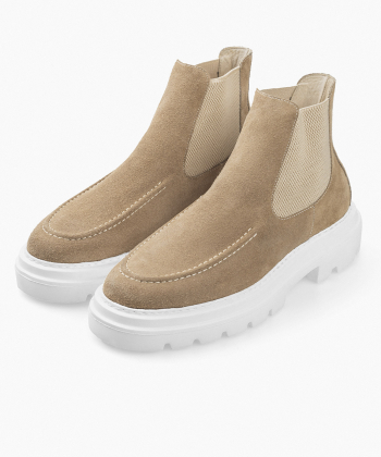 نیم بوت چرم طبیعی مردانه کروم مدل 2422015