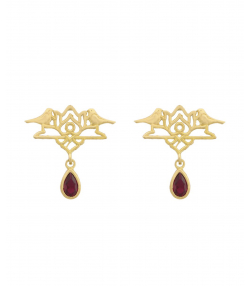 گوشواره اسلیمی میو گلد Mio Gold کد E655