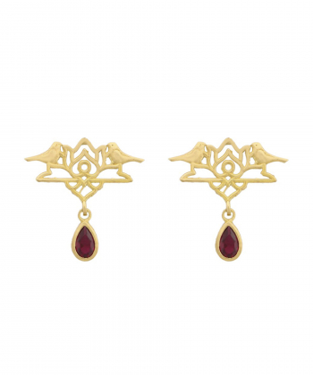 گوشواره اسلیمی میو گلد Mio Gold کد E655