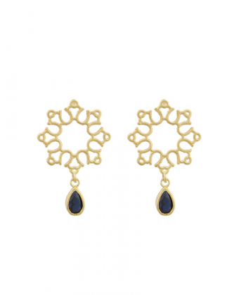 گوشواره اسلیمی میو گلد Mio Gold کد E659