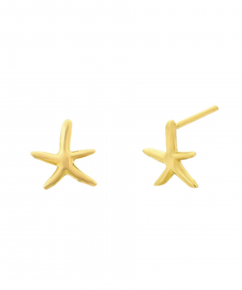 گوشواره ستاره دریایی میو گلد Mio Gold کد E1152