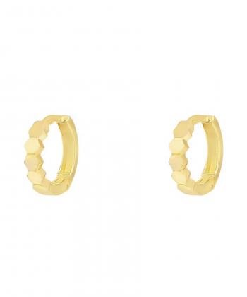 گوشواره حلقه ای میو گلد Mio Gold کد E1400