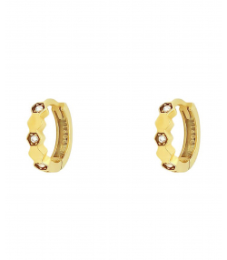 گوشواره حلقه ای میو گلد Mio Gold کد E1431