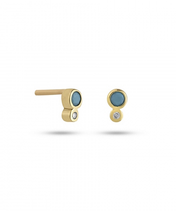 گوشواره دوقلو کیا گالری Kia Gallery کد E276-MO