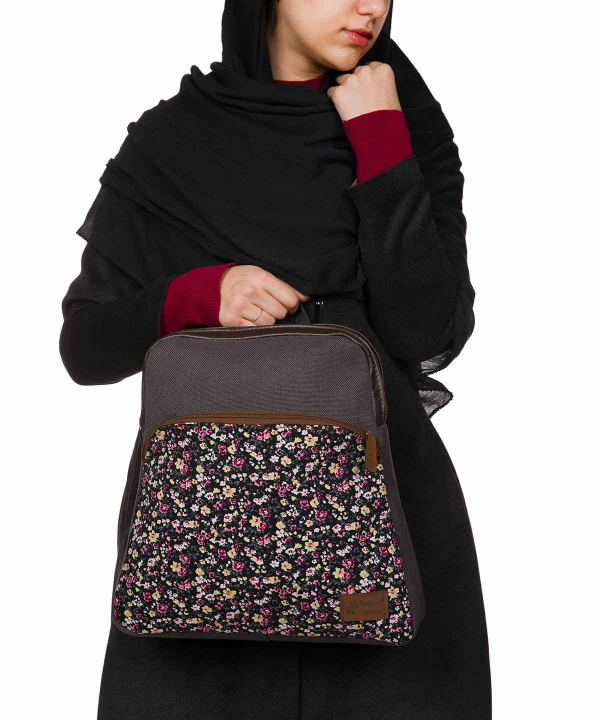 کوله پشتی زنانه گلدار وندی Vandi مدل لاله