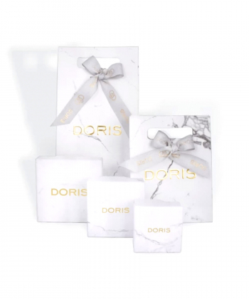 زنجیر نفرتیتی با آویز دایره کورنلیا و قلب درخشان درریس Doris کد P3410