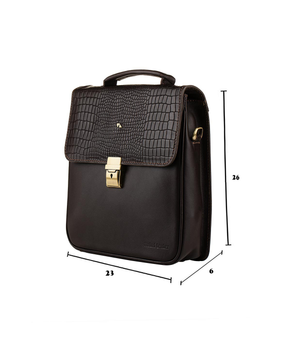 کیف اداری مردانه چرم مشهد Mashad Leather مدل X5013-091