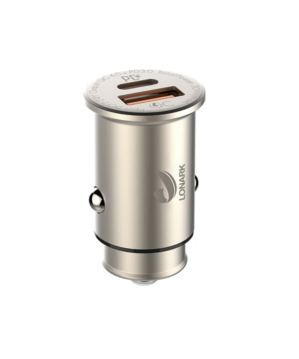 شارژر فندکی 30 وات لونارک مدل LC48 به همراه کابل USB-C