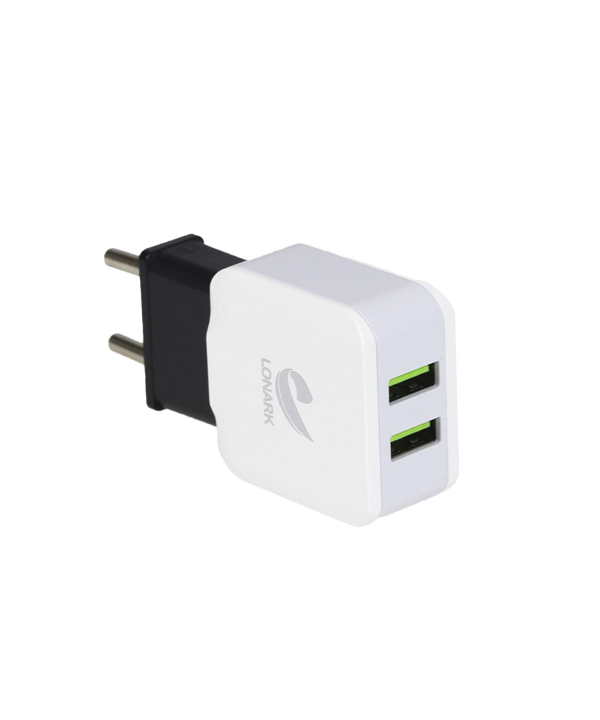 شارژر دیواری 12 وات لونارک مدل LW55A به همراه کابل Micro USB