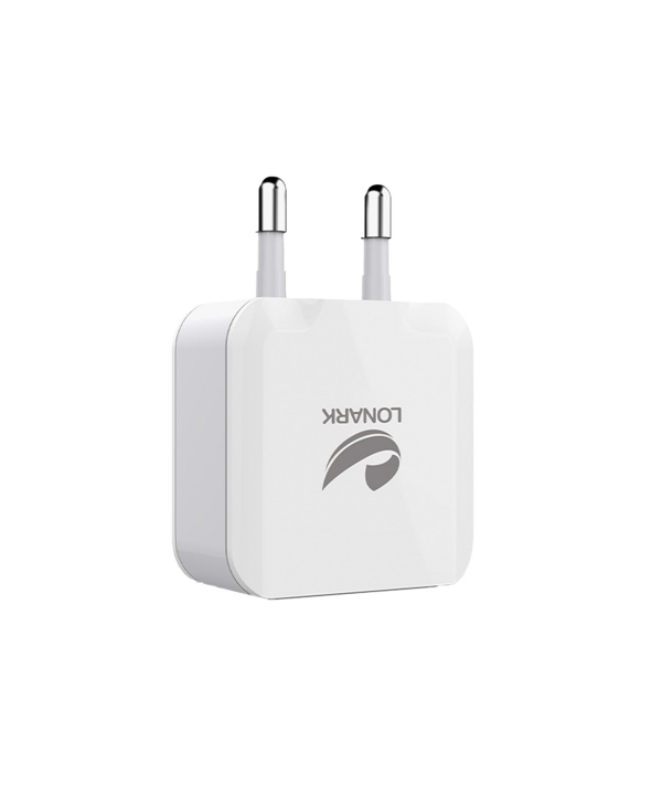 شارژر دیواری 12 وات لونارک مدل LW55A به همراه کابل Micro USB