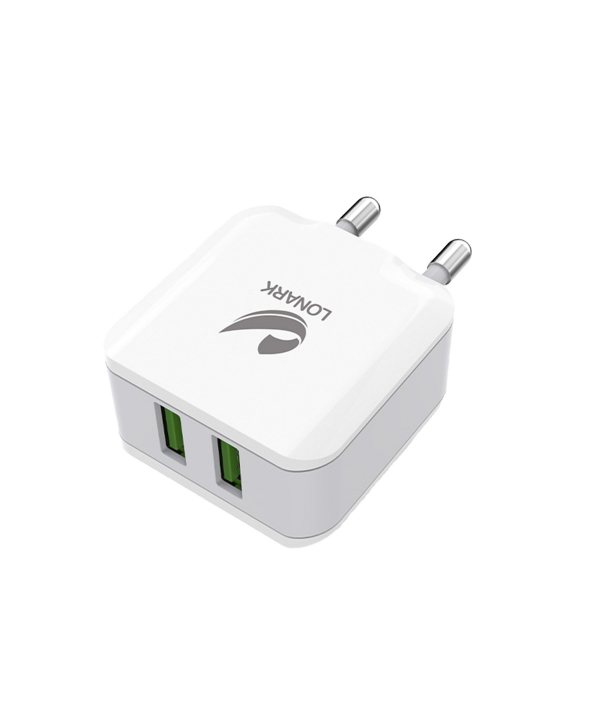 شارژر دیواری 12 وات لونارک مدل LW55A به همراه کابل Micro USB