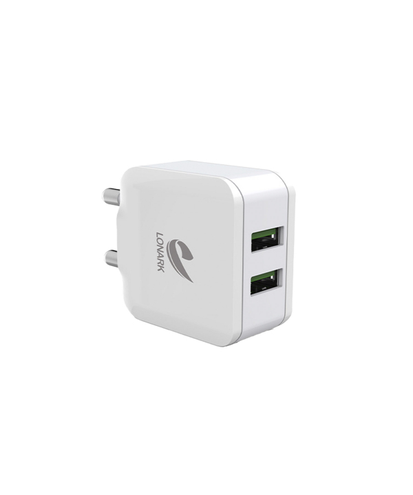 شارژر دیواری 12 وات لونارک مدل LW55A به همراه کابل Micro USB