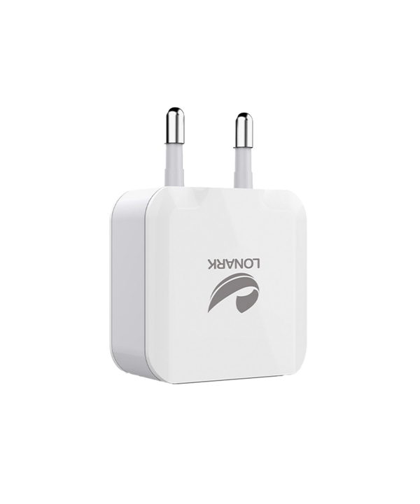 شارژر دیواری 12 وات لونارک مدل LW55C به همراه کابل USB-C