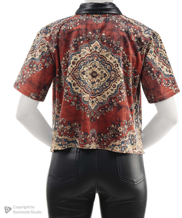 شومیز کوتاه زنانه طراز Taraz کد 0981007FGS