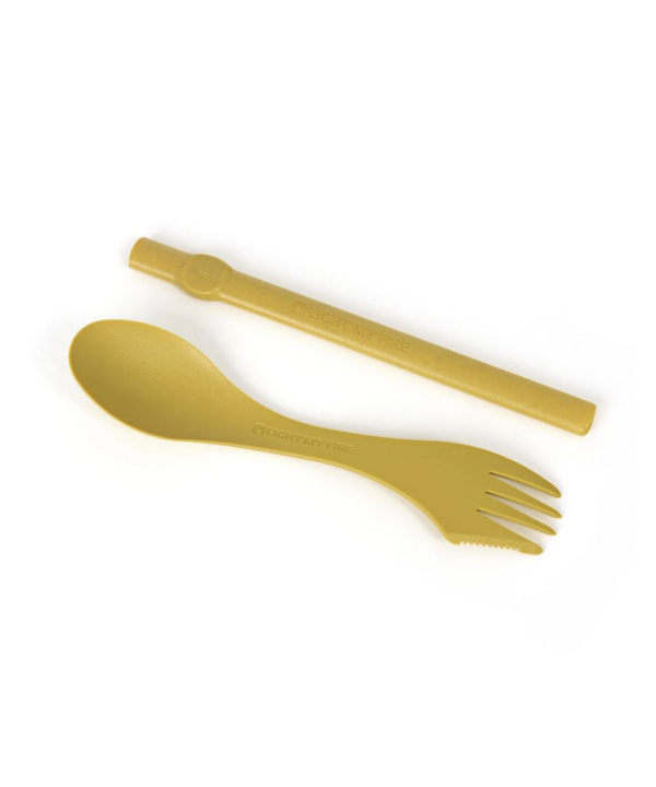 ست قاشق چنگالی و نی لایت مای فایر Light My Fire مدل spork'n straw