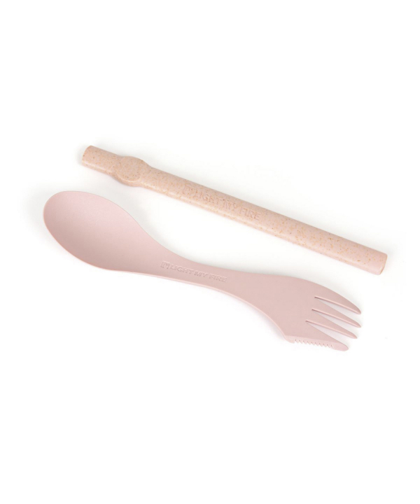 ست قاشق چنگالی و نی لایت مای فایر Light My Fire مدل spork'n straw