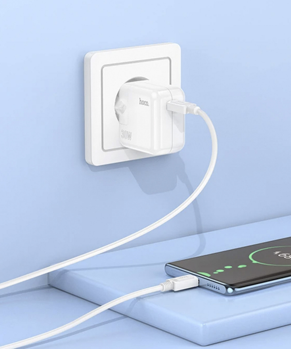 شارژر هوکو Hoco مدل C112A TYPE C TO TYPE C PD 30W