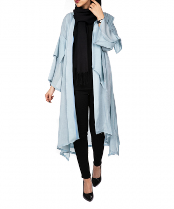 مانتو جلوباز بلند زنانه تولیکا Tulika