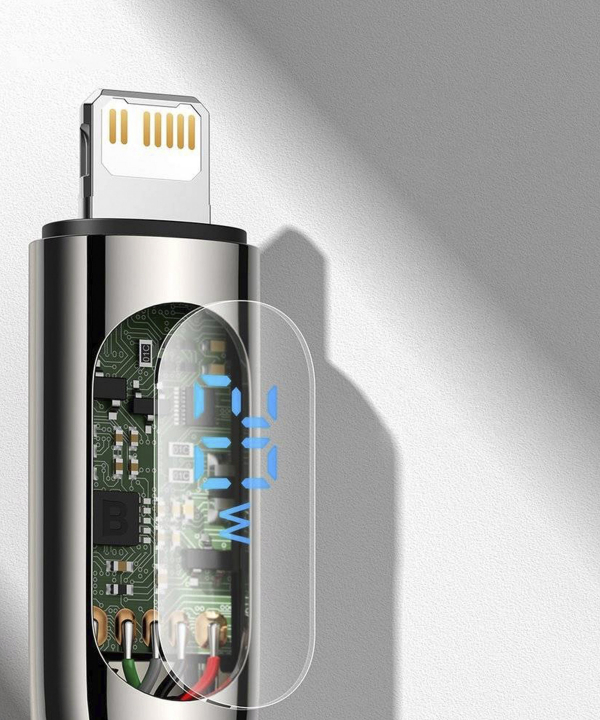 کابل شارژ لایتنینگ به تایپ سی 20 وات بیسوس Baseus Display Fast Charging Data Cable 1m CATLSK-01